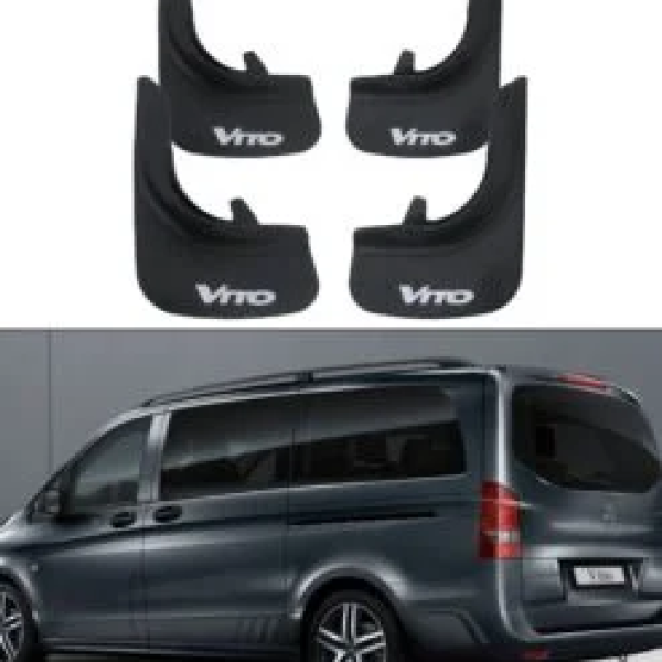 Car Mud Flaps Kit For Mercedes Vito Rubber Splash Guards 4 PCS
