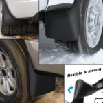 Car Mud Flaps Kit For Nissan Micra Rubber Splash Guards 4 PCS