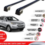 Axenture Lockable Roof Bars fit Raised Rails For Hyundai Tucson (LM) 2010-2015