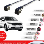 Axenture Lockable Roof Bars For Kia Sorento (MK4) 2021-Onwards