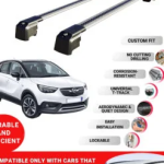 Axenture Lockable Roof Bars For Opel Crossland X 2017-2020