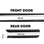 Car Side Door Protector Strip Mouldings For Volvo S90-Trim Body Kit Matte Black