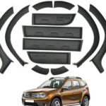 For Dacia Duster 2010-2017 ABS Fender & Door Moulding Body Kit Off-Road Model 12 Pcs