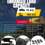 Roof Rack Cross Bars for Vw Caddy 2016-2019