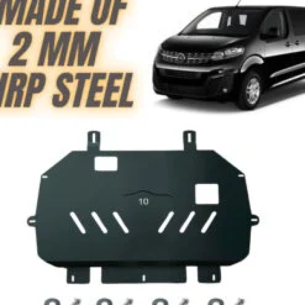 Steel Under Engine Cover for Opel Vivaro 2019 Onwards: Skid Plate Undertray
