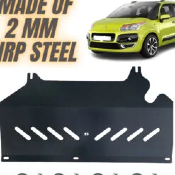 Steel Under Engine Cover for Citroen C3 Picasso 2009-2015: Skid Plate Undertray