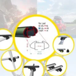 Roof Rack Cross Bars for Mercedes-Benz GLE 2011-2019 2 Pcs Black