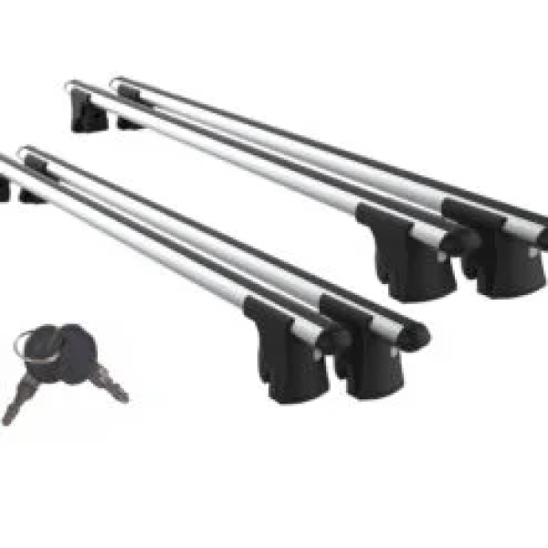 Car Roof Rack Cross Bars for Citroen Berlingo Multispace 5D 2003-2007 4 Pcs Grey