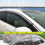 Chrome Car Wind Deflector Set for Kia Sorento 2010-2015 – Rain Guard 4 pcs