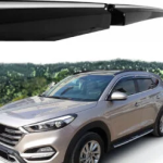 Chrome Car Wind Deflector Set for Hyundai Tucson 2021 Onwards – Rain Guard 4 pcs