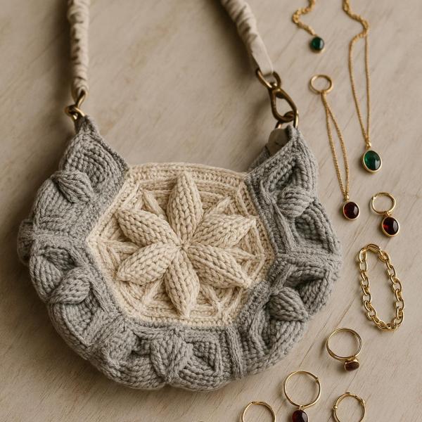 Knot Star Petal Handmade Bag