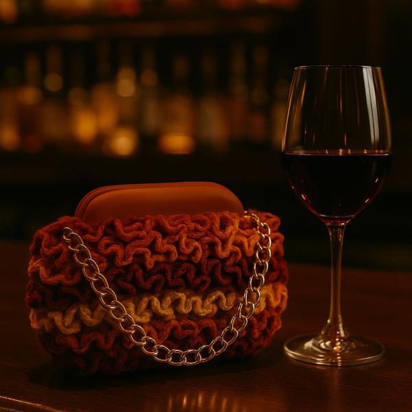 Knot Autumn Flame Clutch