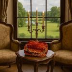 Knot Autumn Flame Clutch