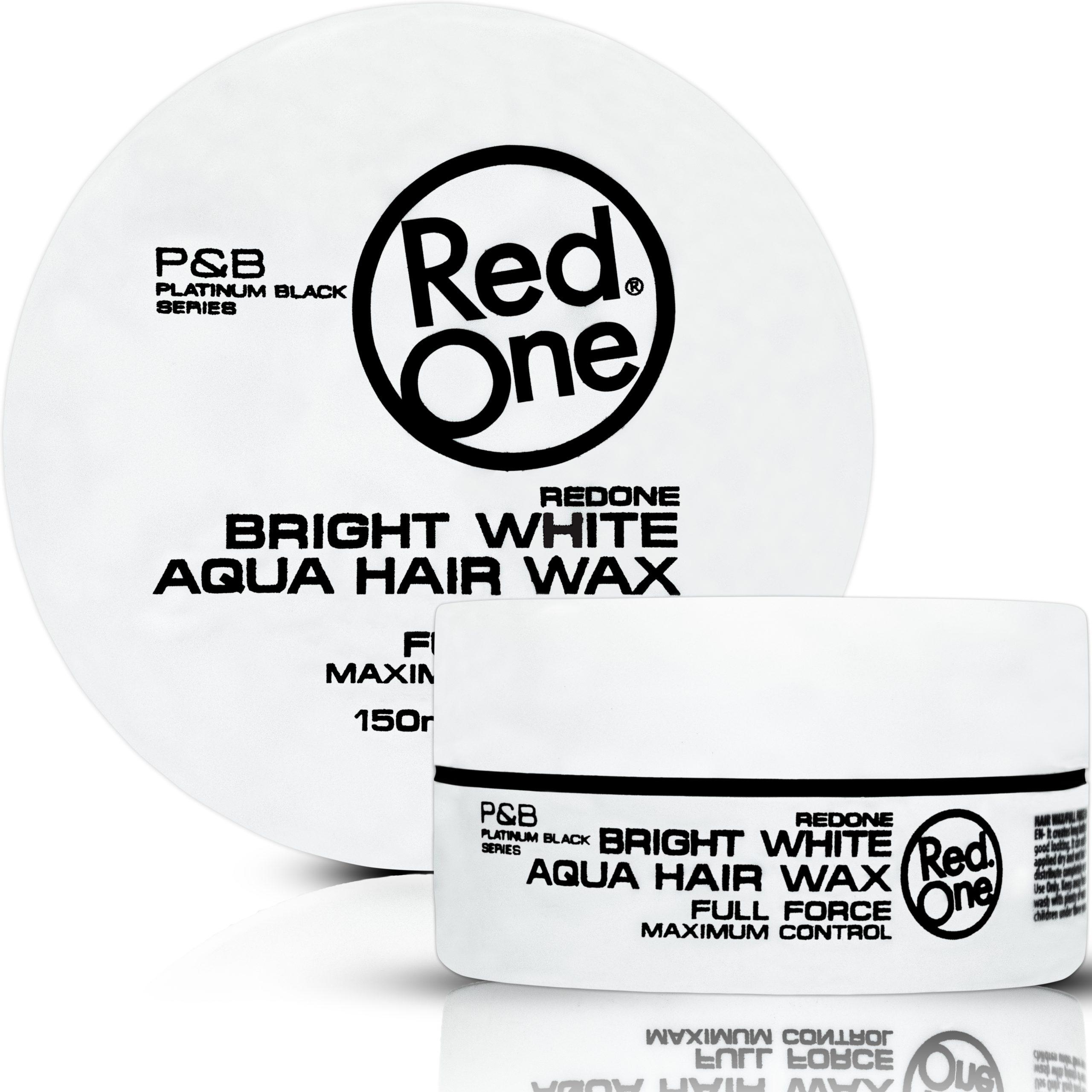 Redone Full Force Aqua Hair Wax | Bright White 150ml | Ultra Hold | Shine Look | Maximum Control